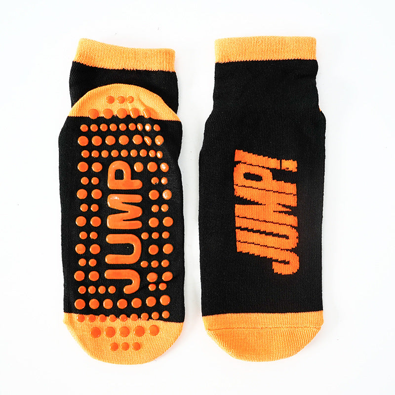 Jump™ Non-Slip Grip Socks (S–XXL, Orange)