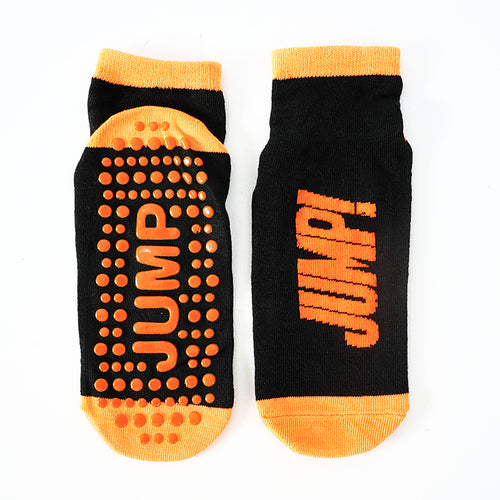 Jump™ Non-Slip Grip Socks (S–XXL, Orange)