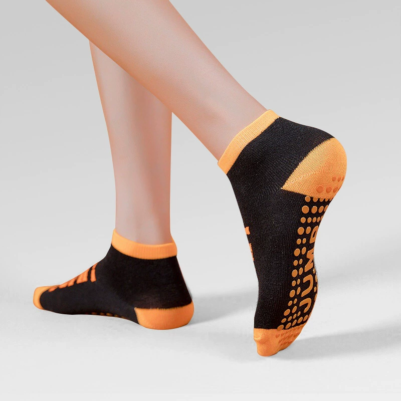 Jump™ Non-Slip Grip Socks (S–XXL, Orange)