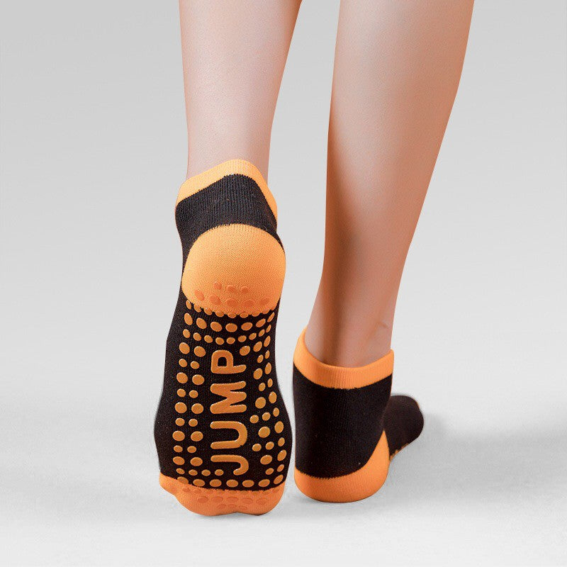 Jump™ Non-Slip Grip Socks (S–XXL, Orange)
